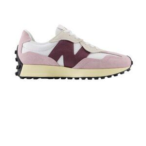New Balance Women's 327 Shoes Color: Dusty Pink/Burgundy/Lt Pk